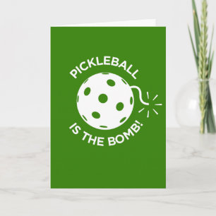 Tarjeta de Felicitación - PICKLEBALL ES LA BOMBA!
