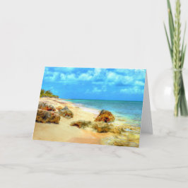 Tarjeta de felicitación Pillory Beach