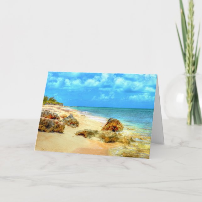 Tarjeta de felicitación Pillory Beach (Anverso)