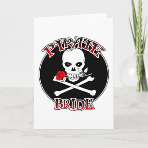 Tarjeta de felicitación Pirate Bride