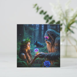 Tarjeta de felicitación plana