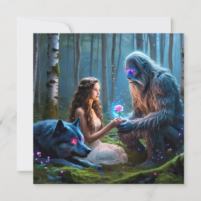 Tarjeta de felicitación plana (Anverso)