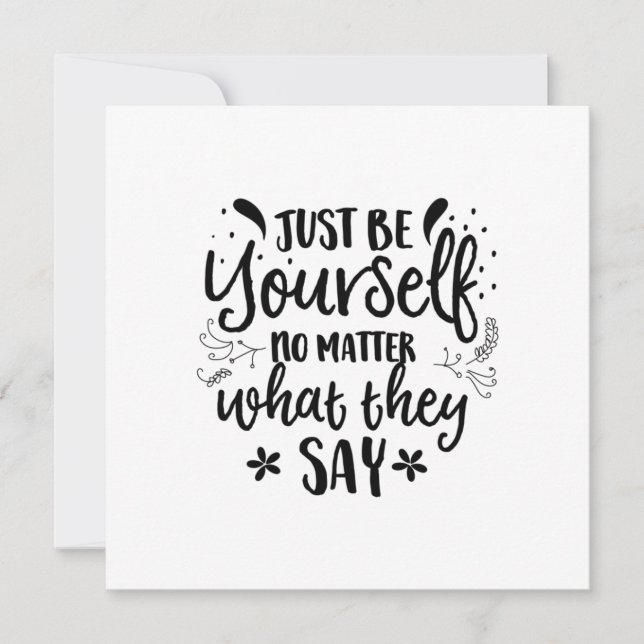 Tarjeta de felicitación plana (Anverso)