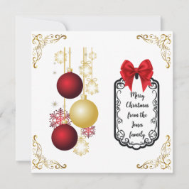 Tarjeta de felicitación plana