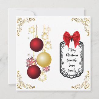 Tarjeta de felicitación plana