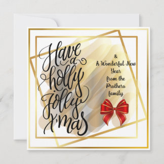 Tarjeta de felicitación plana