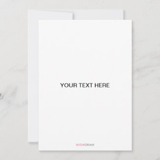Tarjeta de felicitación plana