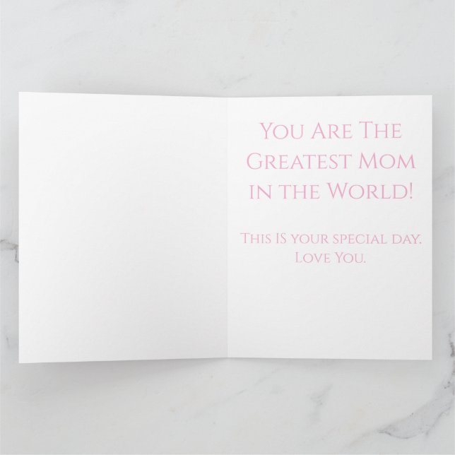 Tarjeta de Felicitación Plana (Interior)