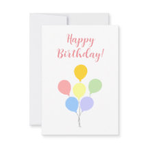 Tarjeta de felicitación plana