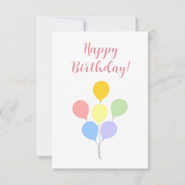 Tarjeta de felicitación plana (Anverso)