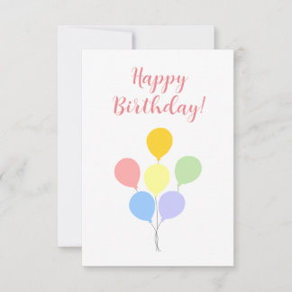 Tarjeta de felicitación plana