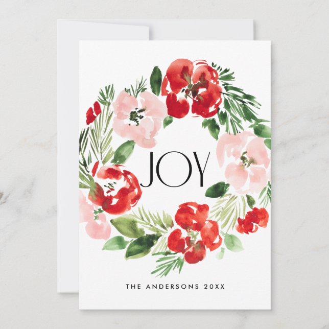 Tarjeta de felicitación plana (Anverso)