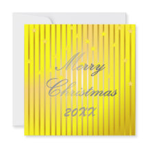 Tarjeta de felicitación plana brillante Be Merry a