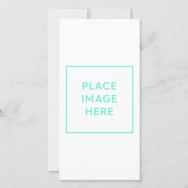 Tarjeta de felicitación plana de 8" x 4" (Anverso)