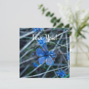 Tarjeta de felicitación plana de amor