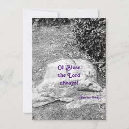 Tarjeta de felicitación plana de Escritura de Alab