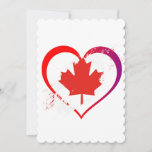 Tarjeta de felicitación plana del Día de Canadá<br><div class="desc">¡Muestra tu patriotismo con este patrón llamativo! Es una forma divertida y divertida de vestir la decoración, los regalos, las prendas de vestir y los objetos domésticos para la ocasión. Visita mi tienda para ver más artículos de patrón e ideas de regalo, o combina artículos para crear un interesante paquete...</div>