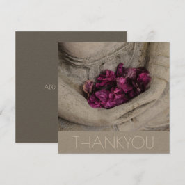 Tarjeta de felicitación plana: GRACIAS: BUDDHA