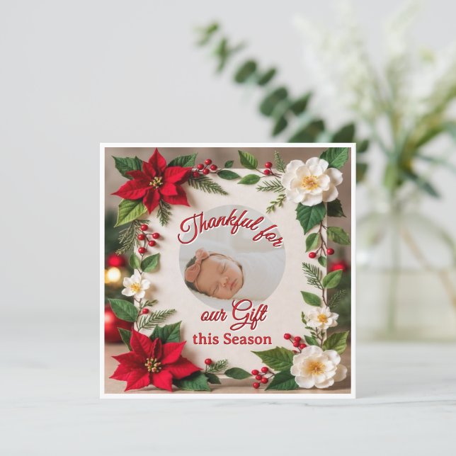 Tarjeta de Felicitación Plana 'Magia de la Infanci (Anverso de pie)