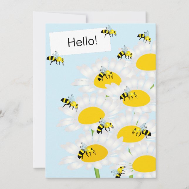 Tarjeta de felicitación plana para las flores - fo (Anverso)