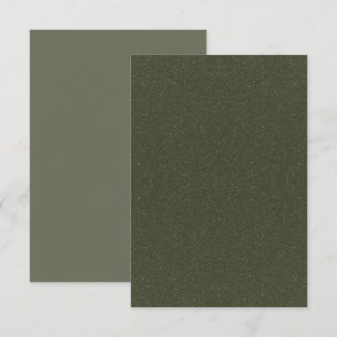 Tarjeta de felicitación plana verde de Moss textur
