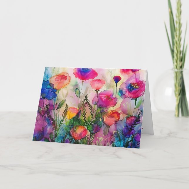 Tarjeta de Felicitación Plegable (Anverso)