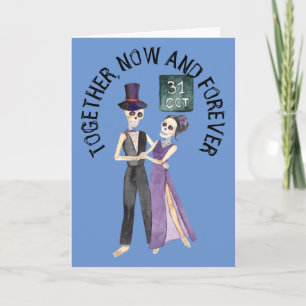 Tarjeta de felicitación plegable de 5" x 7" Ahora 