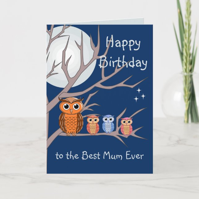 Tarjeta de felicitación plegable de cumpleaños ado (Anverso)