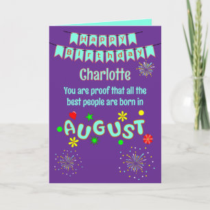 Tarjeta de felicitación plegable de cumpleaños de 