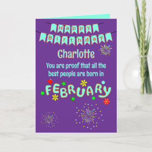 Tarjeta de felicitación plegable de cumpleaños de 