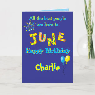 Tarjeta de felicitación plegable de cumpleaños de