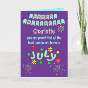 Tarjeta de felicitación plegable de cumpleaños de 