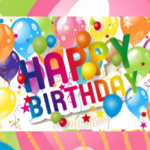 Tarjeta de felicitación plegable de cumpleaños fel