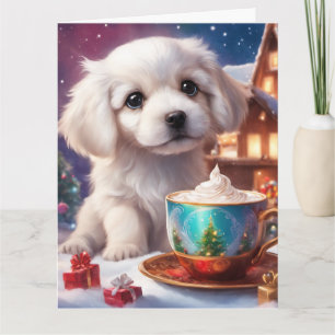 Tarjeta de felicitación plegable de Navidad