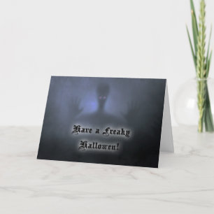 Tarjeta de felicitación plegable Halloween Spookfe