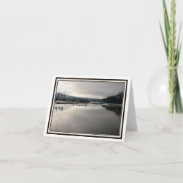 Tarjeta de felicitación plegable - la luz del