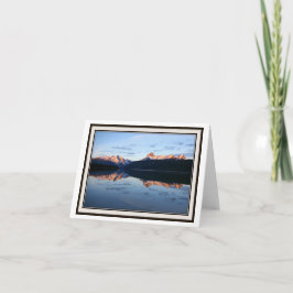 Tarjeta de felicitación plegable - Lago Redfish, I