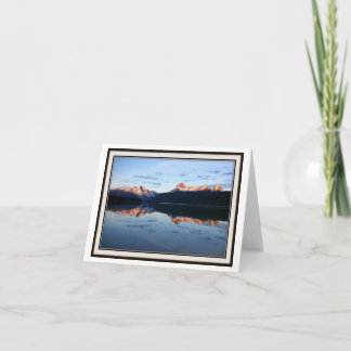 Tarjeta de felicitación plegable - Lago Redfish, I