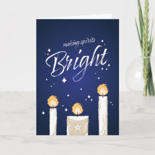Tarjeta de felicitación plegable Making Spirits Br