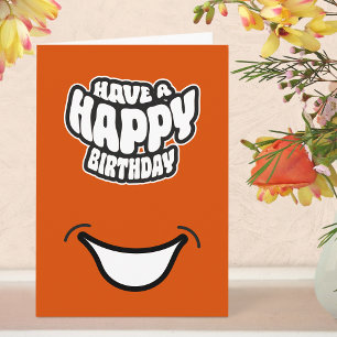 Tarjeta de felicitación plegable moderna simple de