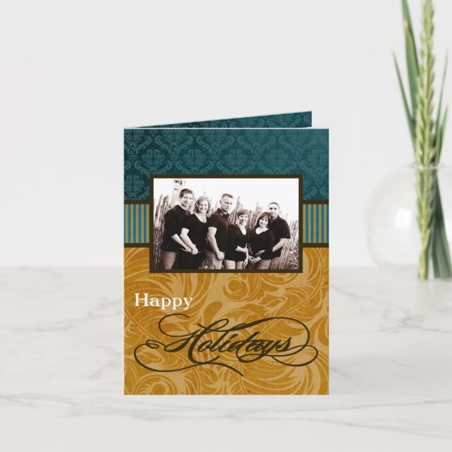 tarjeta de felicitación PLEGABLE personalizada 5x7 (Anverso)
