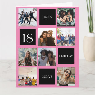 Tarjeta de felicitación plegable personalizada con