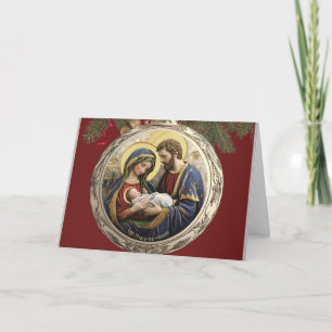 Tarjeta de Felicitación Plegable "Que Haya Paz"
