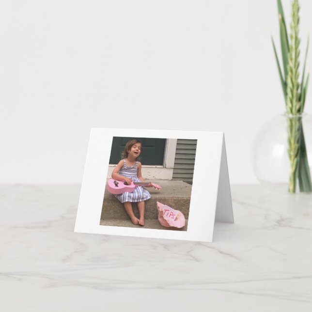 Tarjeta de felicitación plegada (Anverso)