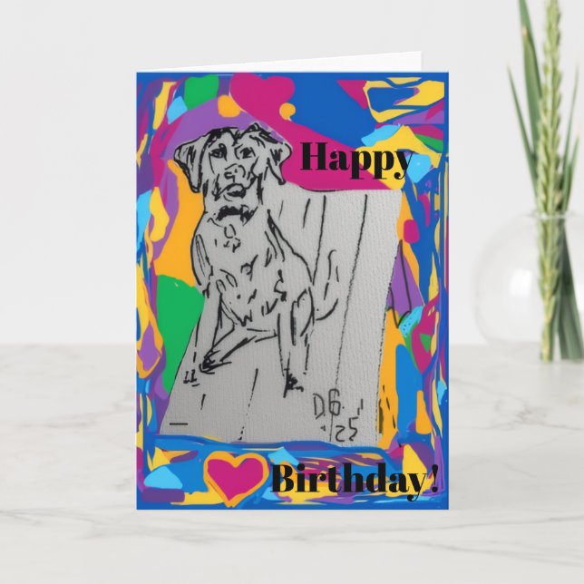 Tarjeta de felicitación plegada (Anverso)