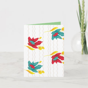 Tarjeta de felicitación plegada