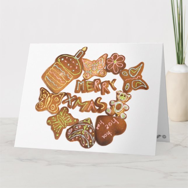 Tarjeta de felicitación plegada (Anverso)
