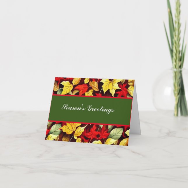 Tarjeta de felicitación plegada (Anverso)