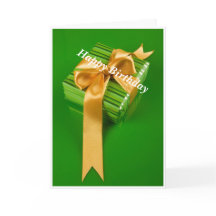 Tarjeta de felicitación plegada