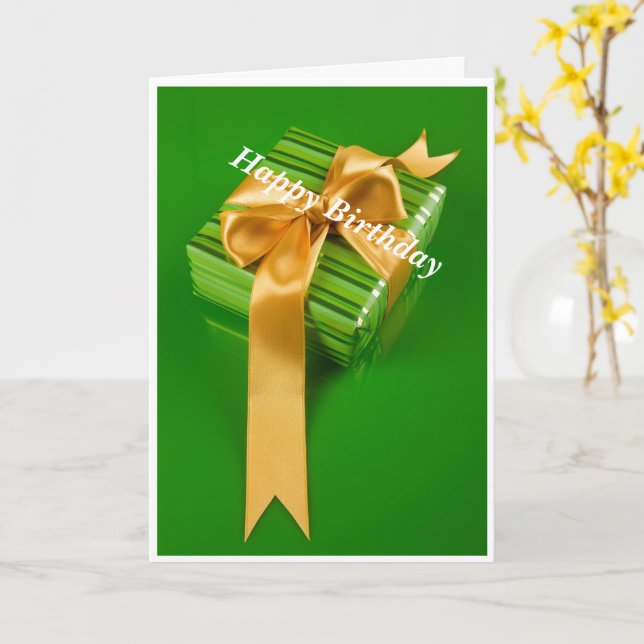 Tarjeta de felicitación plegada (flor amarilla)